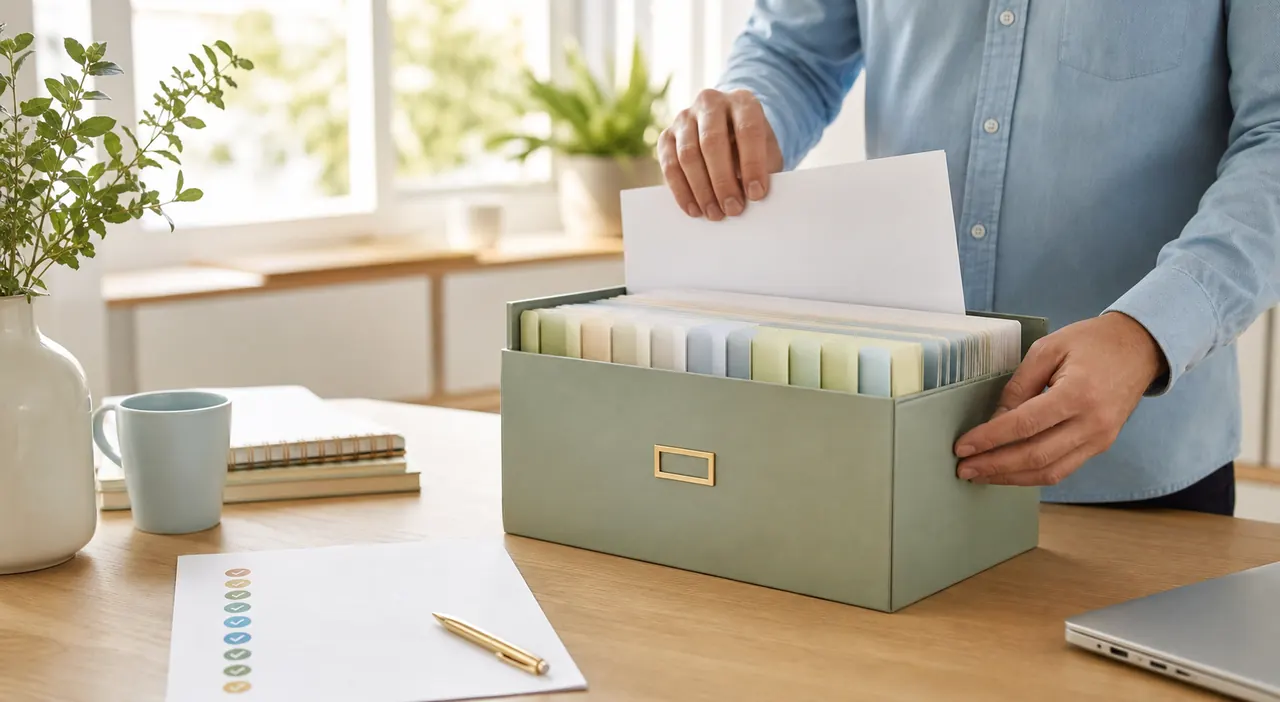 Dernier document classé dans une archive de clôture organisée