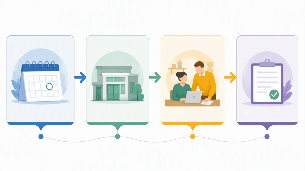 Parcours visuel de vérification d’un statut de conjoint collaborateur